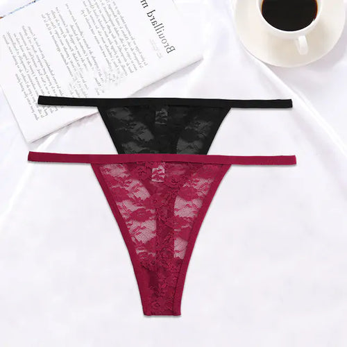 Load image into Gallery viewer, 2PCS/Set Women Lace G-string Panties
